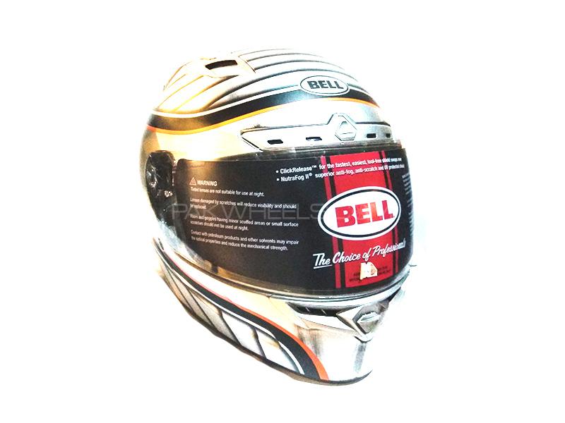 BELL Vortex Dot Silver Helmet  Image-1
