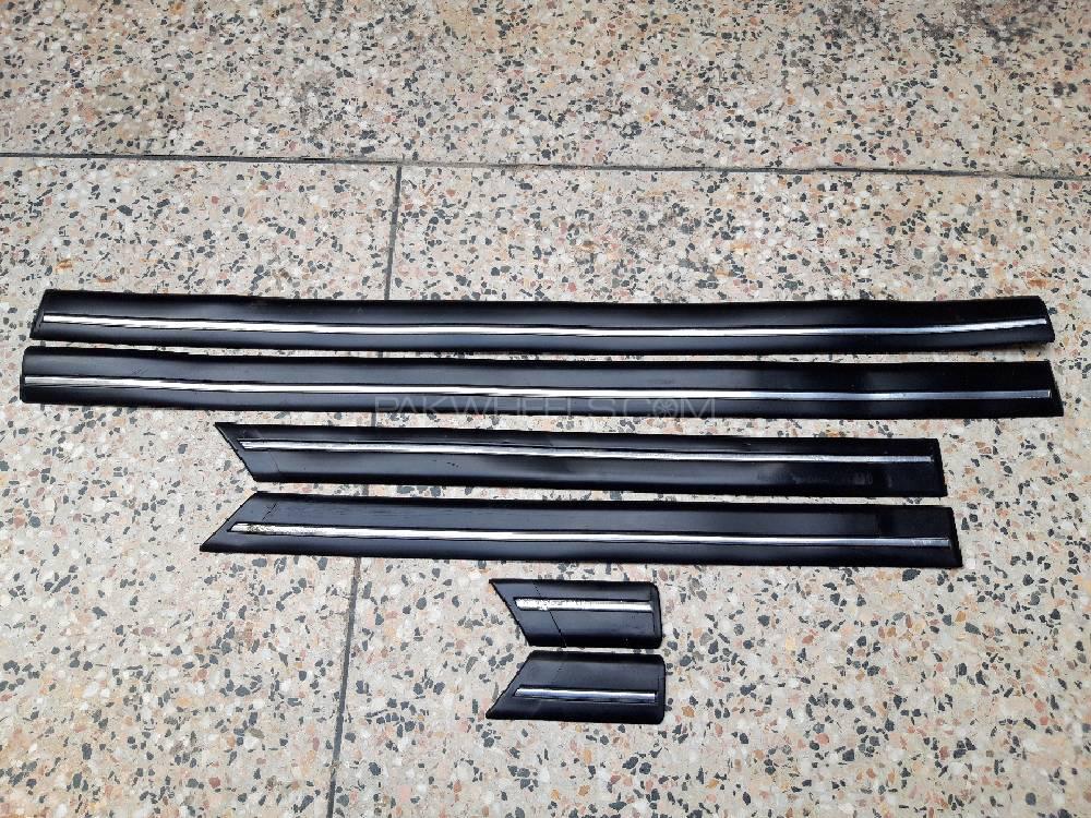 Toyota Corolla 1988 Doors Outer Chrome Mouldings For Sell Image-1