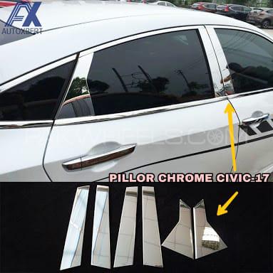 FULL WINDOW CHROME KIT For All Cars in Lahore Image-1