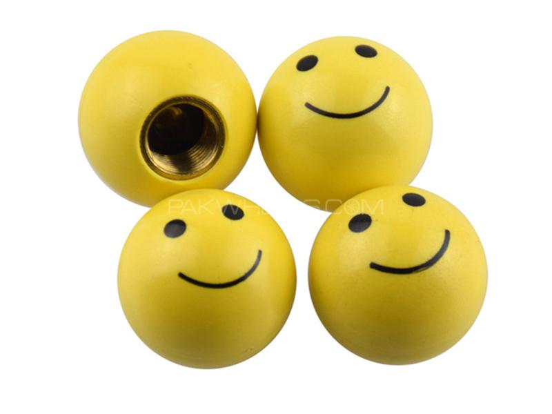 Universal Smiley Face Tire Valve Cover  Image-1