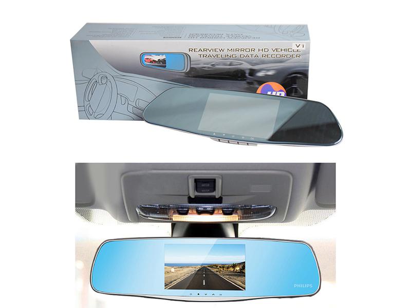 Universal Rearview Mirror HD Recorder Touch Screen V1 Image-1