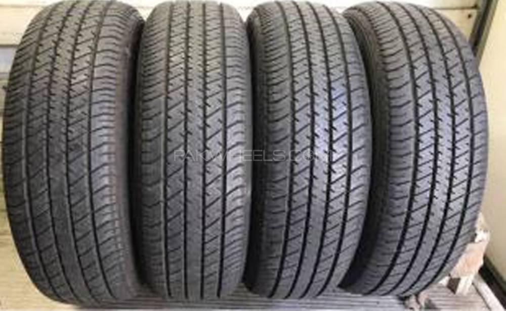 195/65R15 Dunlop tyres set 9/10 no fault written guaranty Image-1