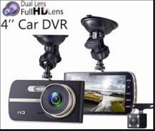 H83 Dual Car Cam with Night Vision Video Front Back Camera Recorder Image-1