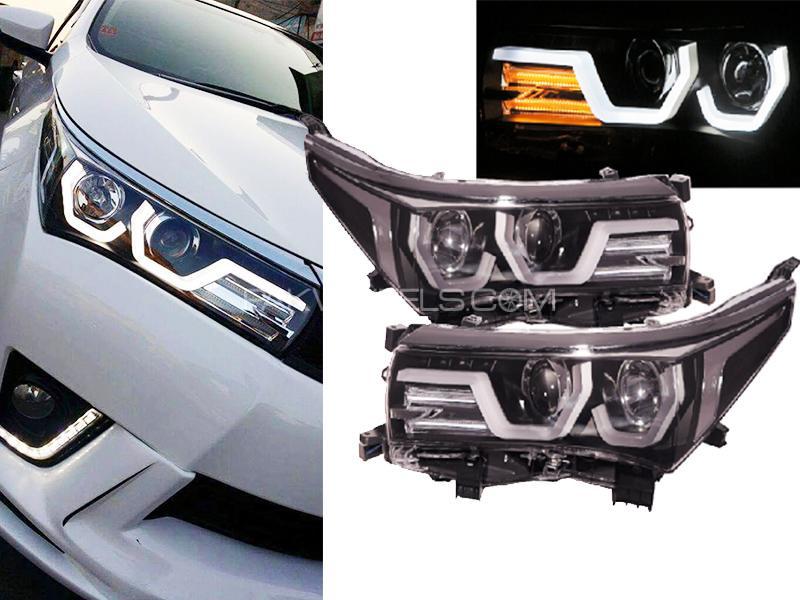 W Style Head Light For Toyota Corolla 2014-2018 Image-1