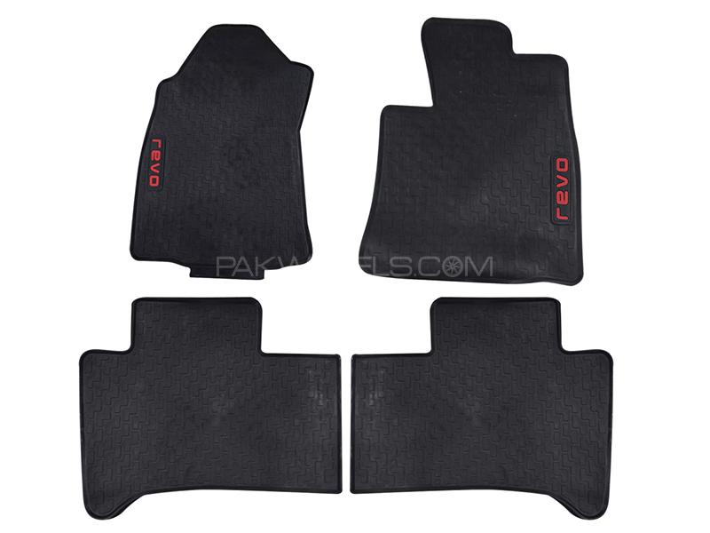 Floor Mats For Toyota Revo 2016-2019 - Black And Red  Image-1