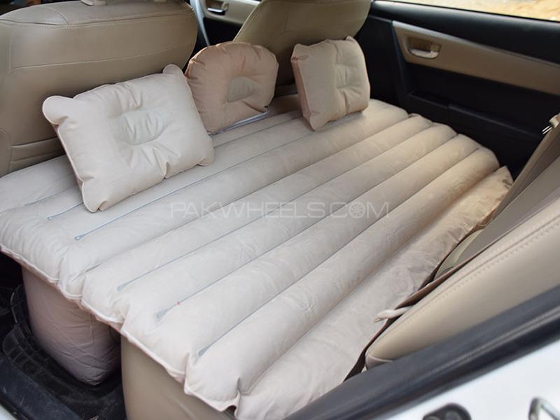 Universal Car Inflatable Mattress Bed - Beige Universal Car Inflatable Mattress Bed - Beige Image-2