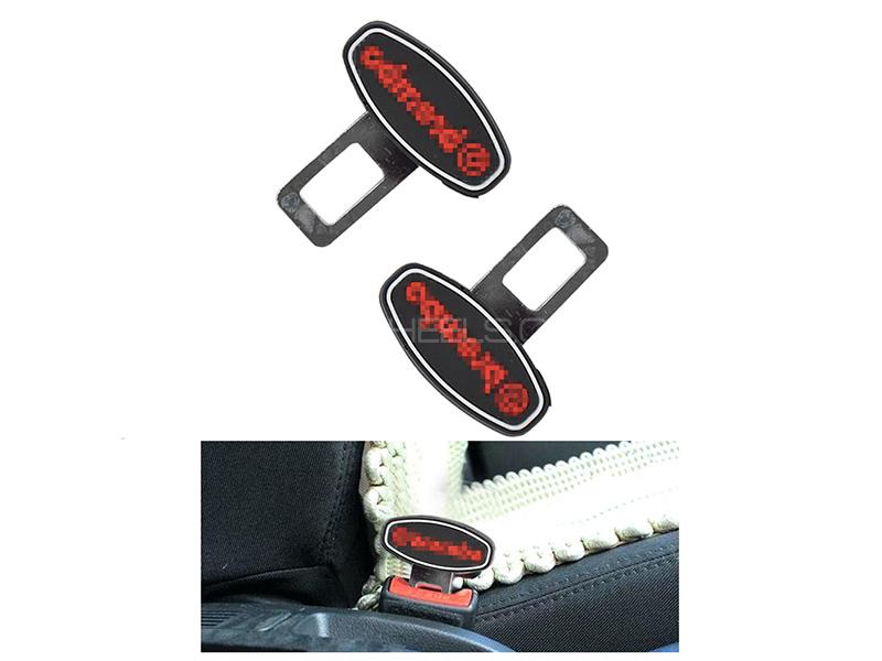 Universal Seat Belt Clip Black Image-1