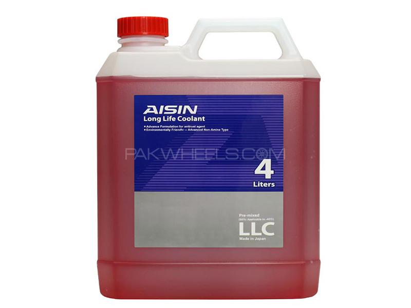 Aisin Long Life Coolant - Red - Made In Japan - 4 Litre Image-1