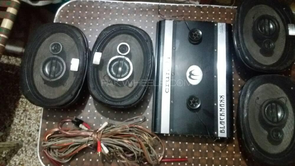 Genuine 718 speakers and amp 4 channel Image-1