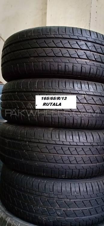4Tyres 165/65/R/ 13 Rutala just like brand new condition Image-1
