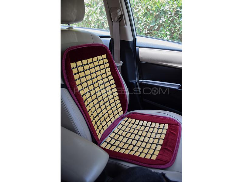 Barfi Seat Cover - Maroon Image-1