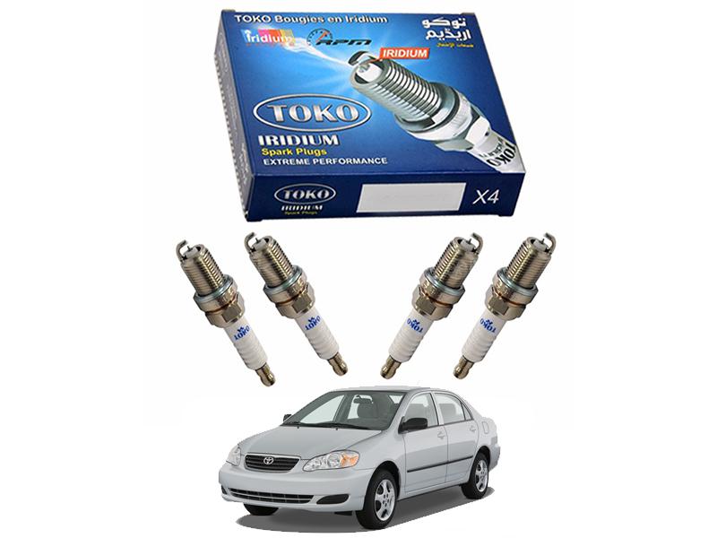 Iridium High Performance Spark Plugs For Toyota Corolla 2002-2008 - TIFR Image-1