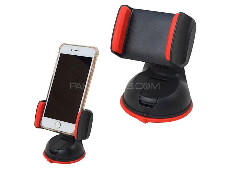 Universal Mobile Holder Black & Red Image-1
