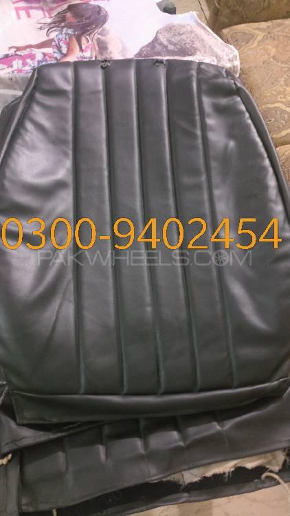 imported LEATHER Seat Covers in BLACK 4 Suzuki BALENO Image-1