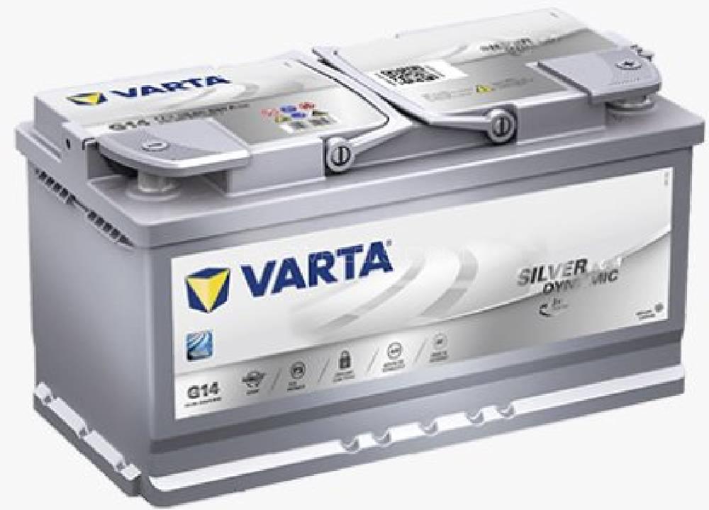 Varta 12v 95ah AGM Battery. BMW ActiveHybrid 7 Battery Image-1