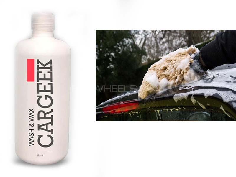 Car Geek Wash And Wax Shampoo 500ml Image-1