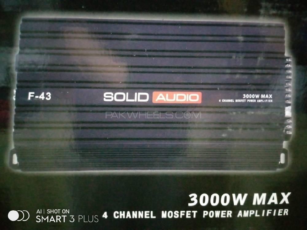 SOLID AUDIO 4chanel Amplifier 3000watts Image-1