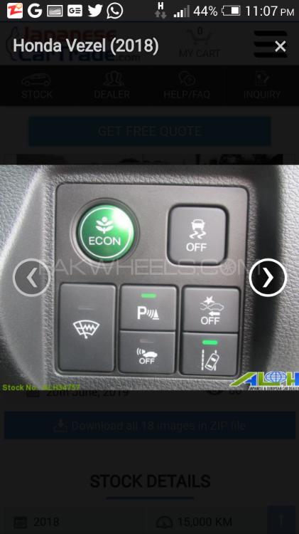 Honda Vezel 2018 for Sale in Islamabad Honda Vezel 2018 for Sale in Islamabad Image-8