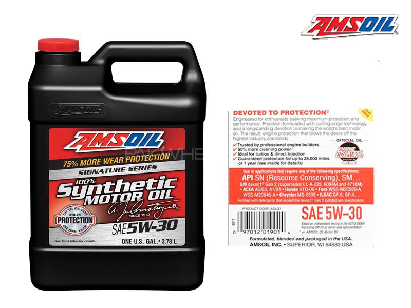 Ams Oil 5w30 Signature Series SN Plus For Petrol Engines 3.7L Image-1