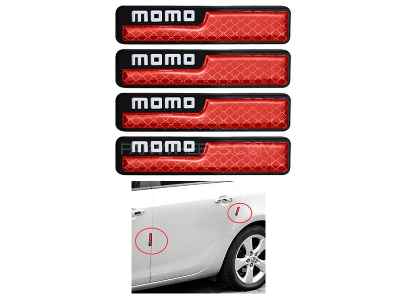 Universal Door Guard With Reflector Momo - Red Image-1