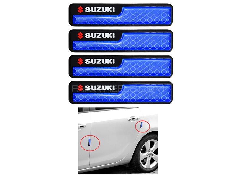 Universal Door Guard With Reflector Suzuki - Blue Image-1