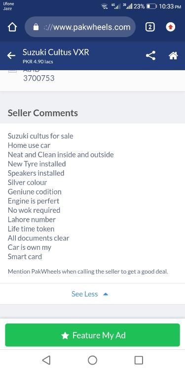 Suzuki Cultus 2001 for Sale in Islamabad Suzuki Cultus 2001 for Sale in Islamabad Image-12