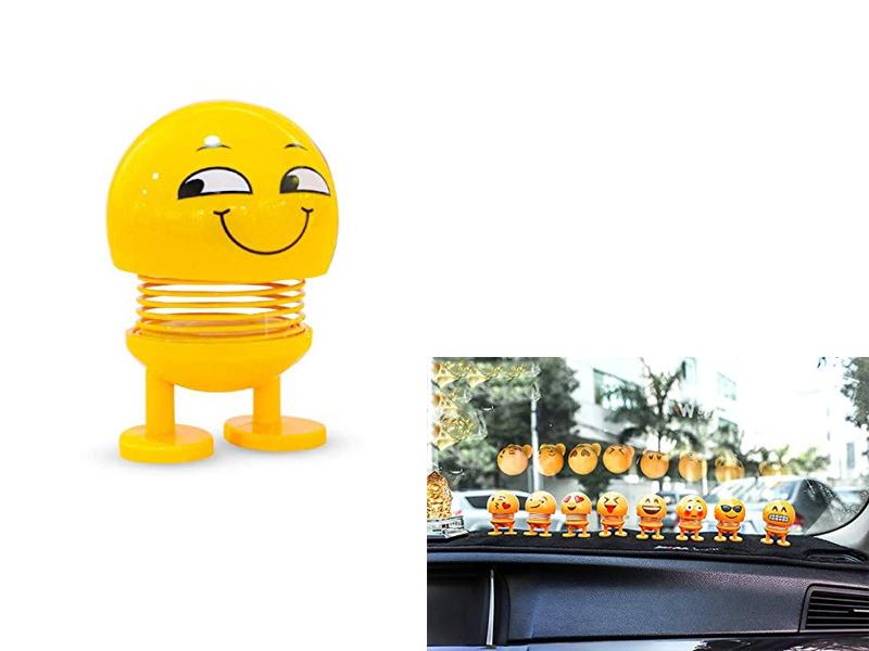 Car Dancing Spring Emoji Toy For Dashboard F4 Image-1