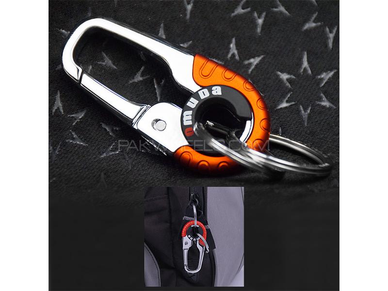 MNZ Easy Clip Omuda Keychain - Orange Image-1