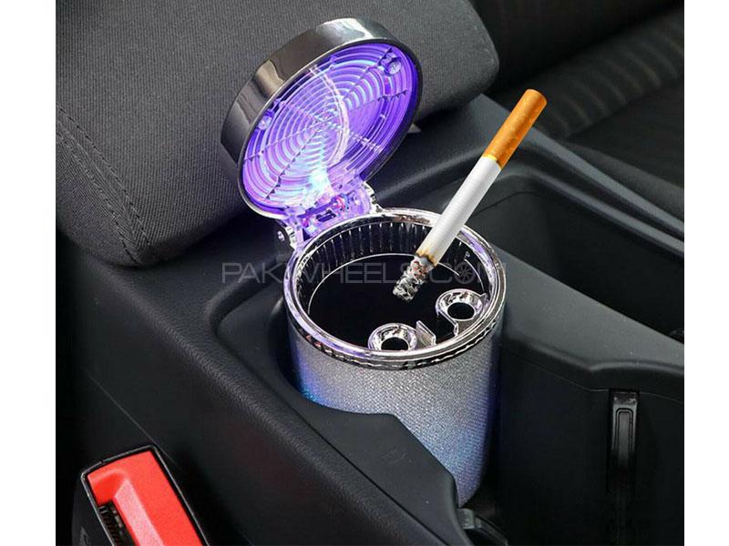 Universal Portable Colorful Car Ashtray With Light Universal Portable Colorful Car Ashtray With Light Image-2