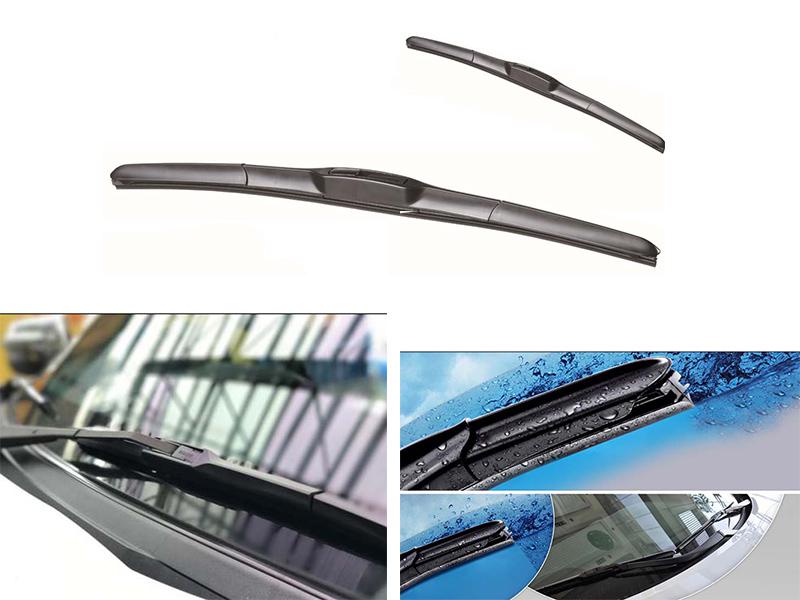 Soft Wipe Hybrid Wiper Blades Set For Honda Fit 2013-2020 Image-1