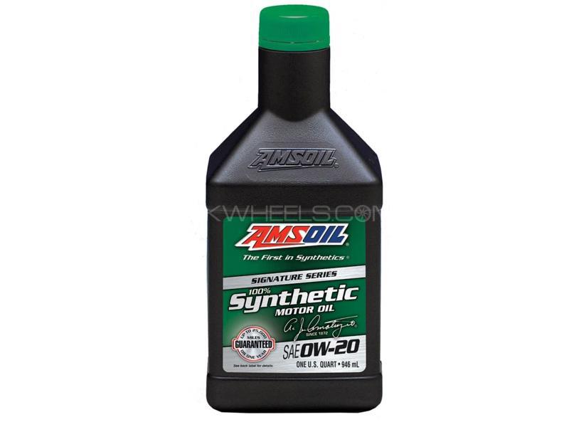 Amsoil Signature Series SN Plus 0W-20 Synthetic Motor Oil - 946ml Image-1