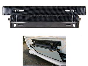 Universal License Plate Tilter - Black Universal License Plate Tilter - Black