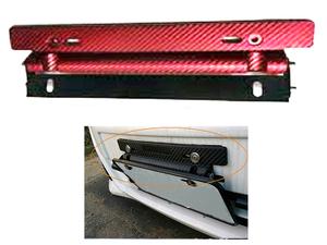 Universal License Plate Tilter - Red Universal License Plate Tilter - Red