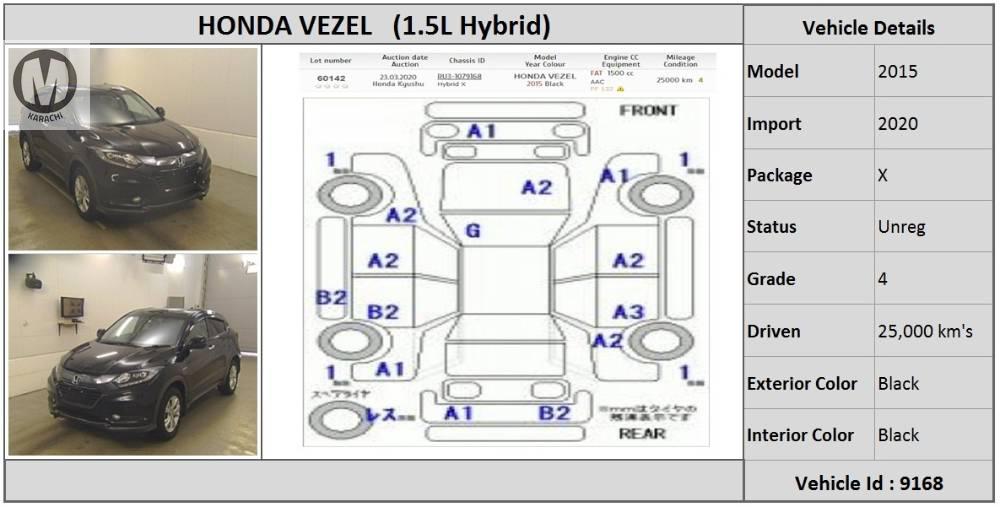 Honda Vezel 2015 for Sale in Karachi Image-1