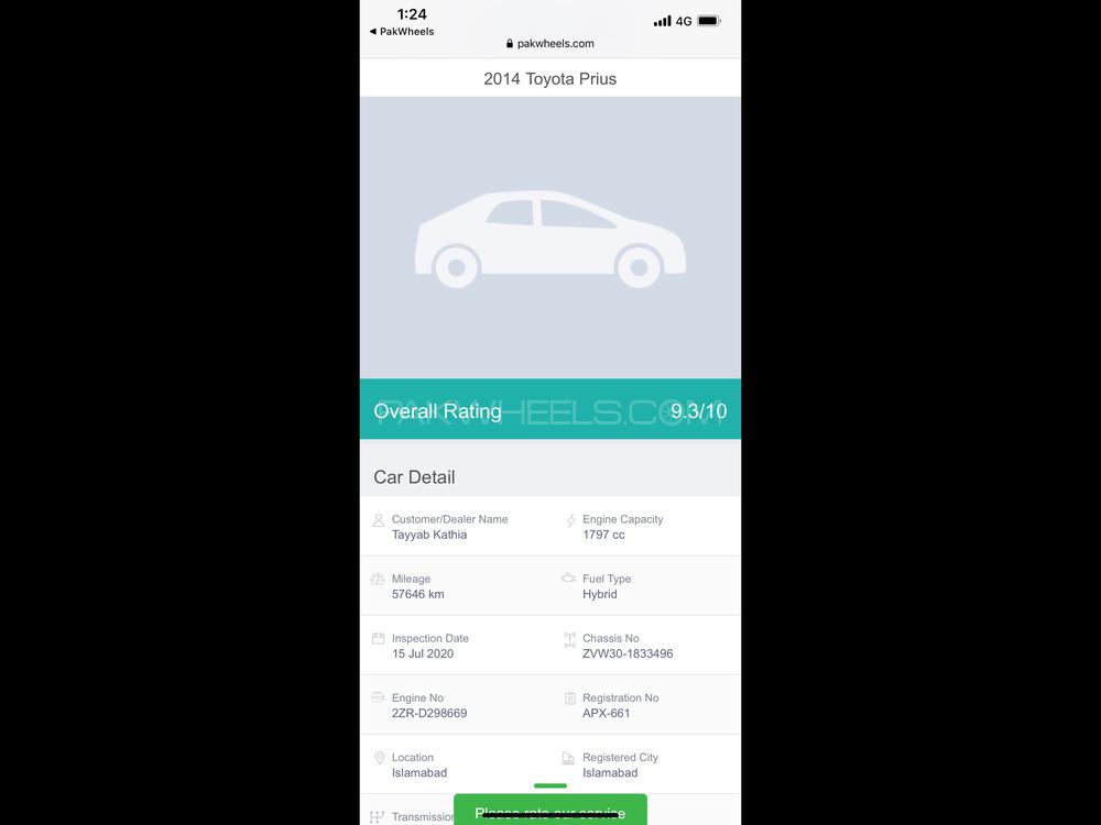 Toyota Prius 2014 for Sale in Islamabad Image-1