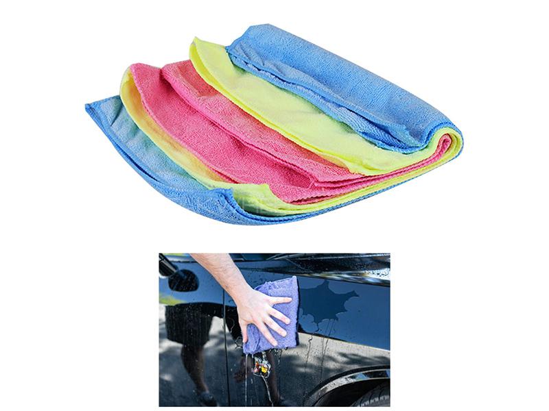 Microfiber Cleaning Cloths Multicolor - Pack of 6  in Karachi