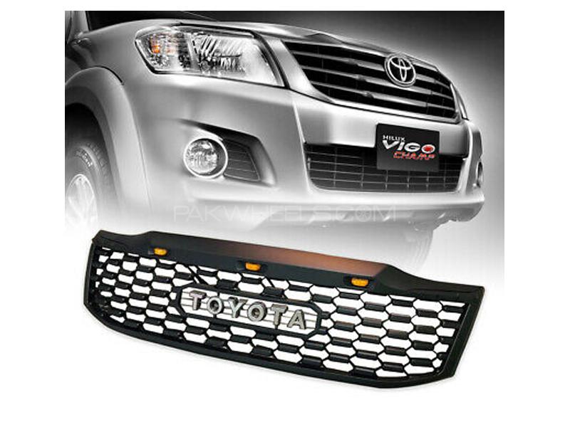 Toyota Vigo New TRD Honey Mesh Grill With DRL for sale in Lahore Image-1