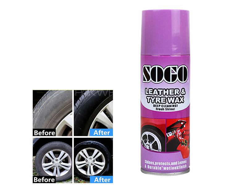 Sogo Leather And Tyre Wax 250ml - Strawberry in Karachi