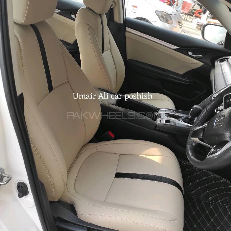 Honda Civic X 2020 Seat Poshish In La Pakwheels - Honda Civic Car Seat Covers 2020