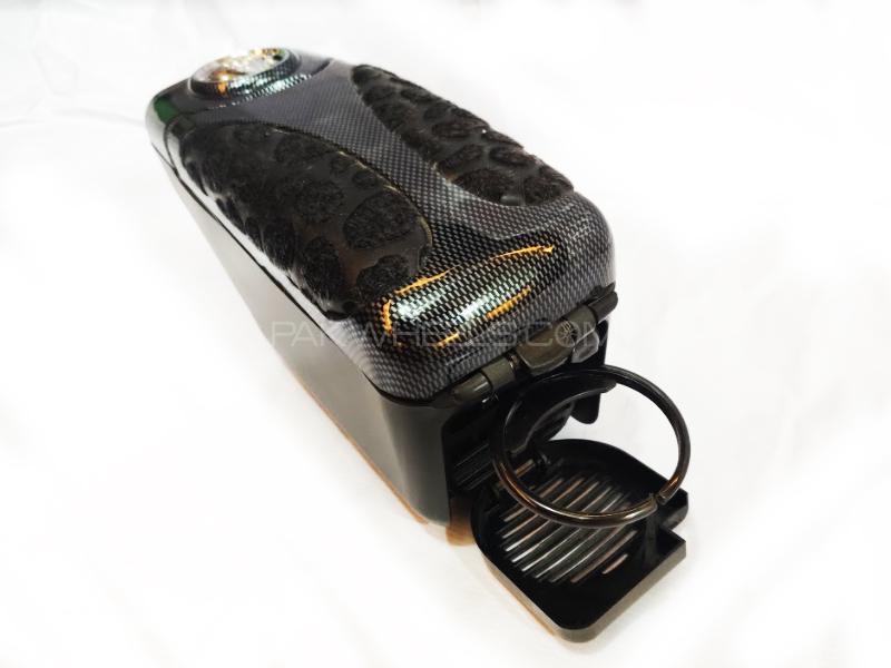 Car Universal Multi Box Arm Rest Carbon Fur D2 Car Universal Multi Box Arm Rest Carbon Fur D2 Image-3