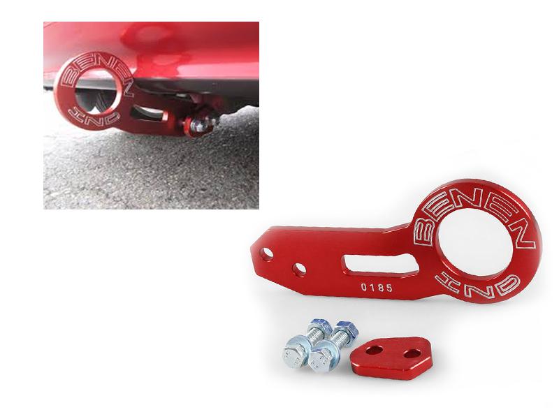 Benen Rear Car Tow Hook Red Image-1