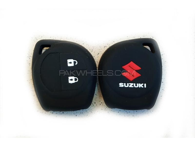 Suzuki Cultus 2017-2020 Soft Silicone Key Cover Black