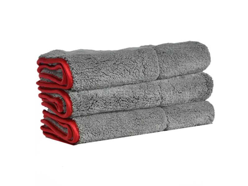 Premium Microfiber Plush Edge Towels Pack Of 3 Premium Microfiber Plush Edge Towels Pack Of 3 Image-4