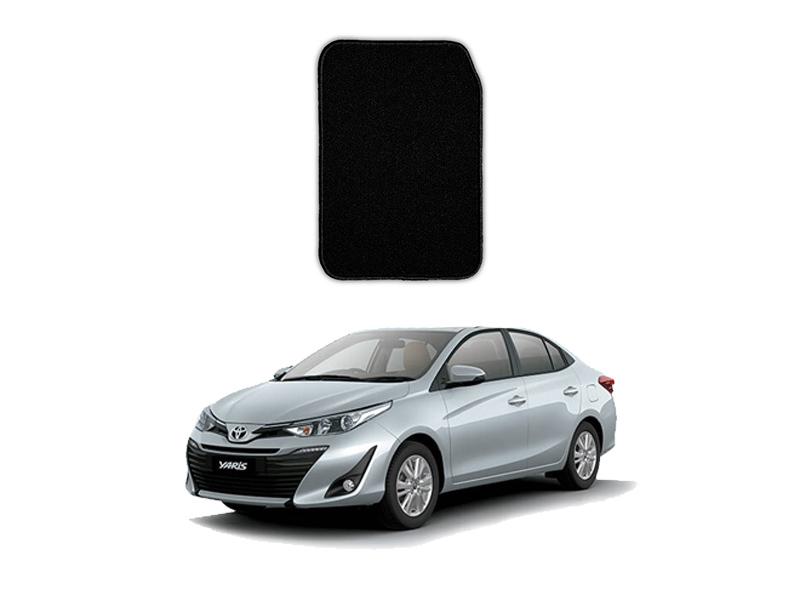 Toyota Yaris Marflex Floor Mats Premium Black Image-1