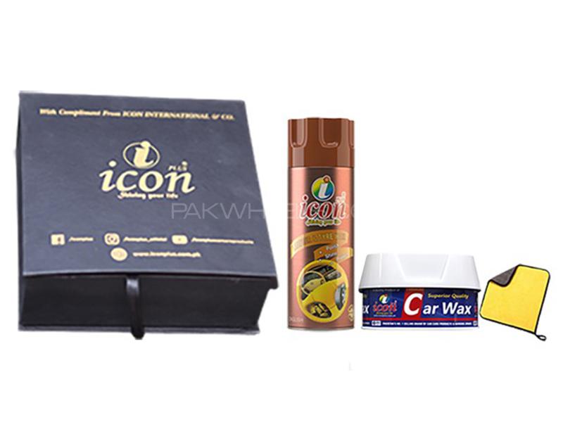 Icon Mini Car Care Kit | Car Polish Wax | Interior Care  in Karachi