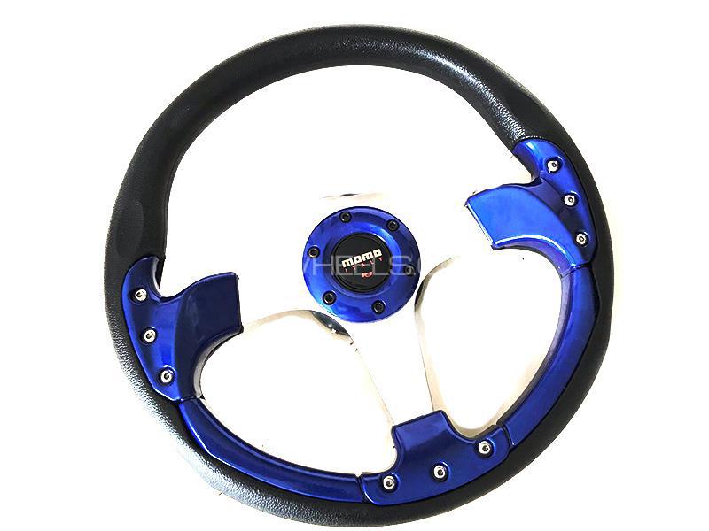Universal Steering Wheel For All Daihatsu Cars - Blue Image-1