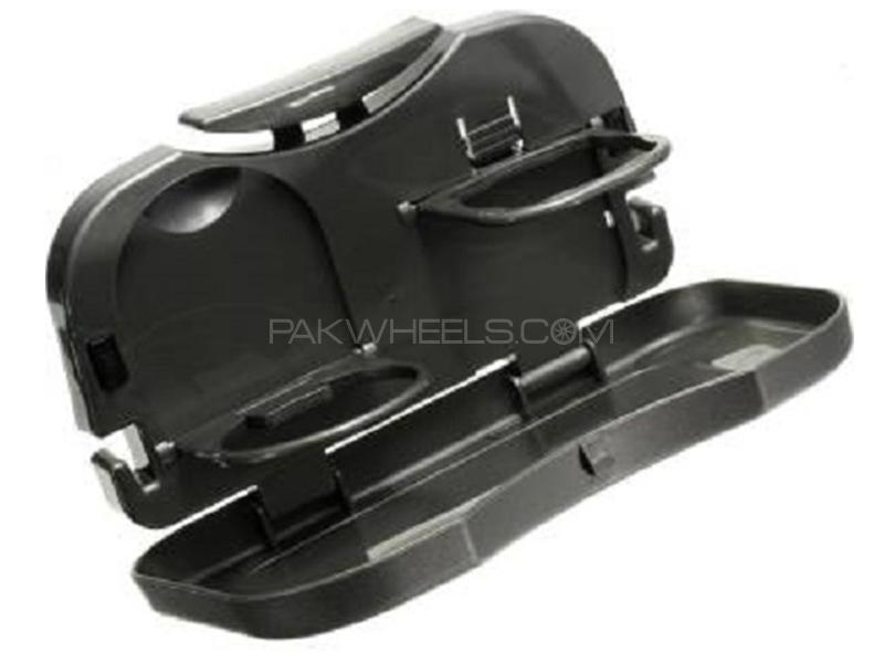 Universal Back Seat Dinning Tray - Black Image-1