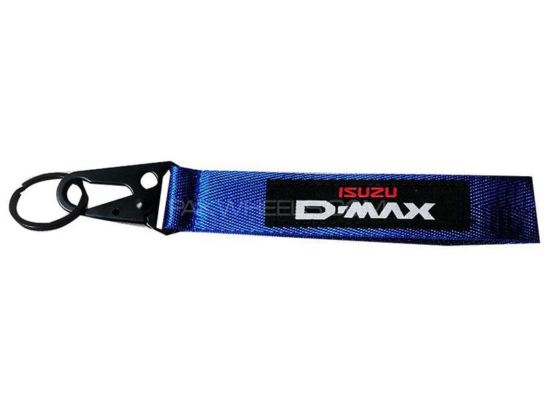 Isuzu D-Max Ribbon Keychain - Blue for sale in Karachi Image-1