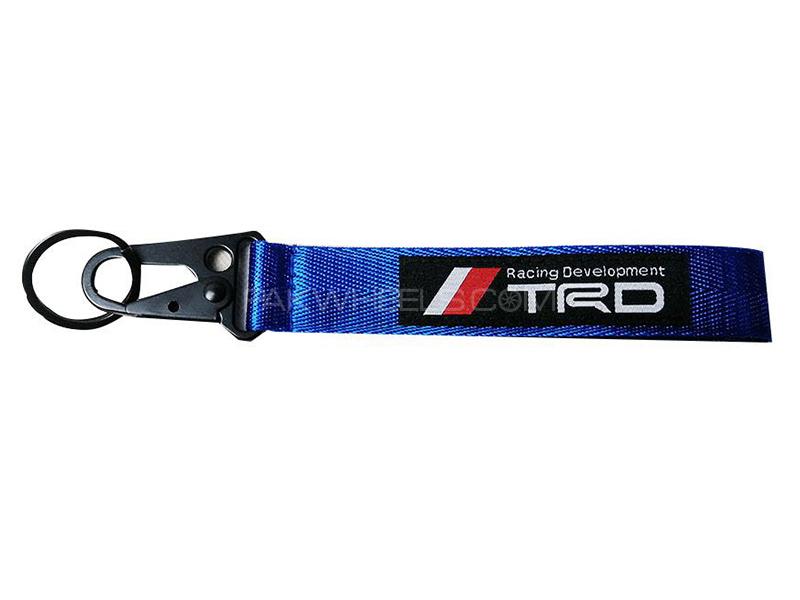 TRD Ribbon Keychain - Blue  for sale in Karachi Image-1