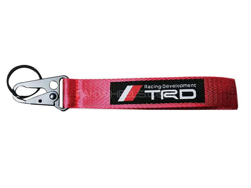 TRD Ribbon Keychain - Red for sale in Karachi Image-1